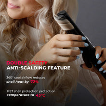 Load image into Gallery viewer, Airflow 2 in 1 Hair Curler and Straightener, Black