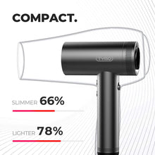 Load image into Gallery viewer, Airhype Compact High-Speed Hair Dryer 1 Nozzle 240V, Silver