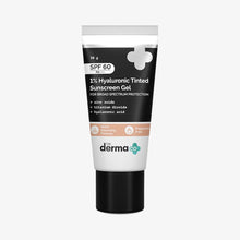 Load image into Gallery viewer, 1% Hyaluronic Tinted Sunscreen For All Skin Types Spf 60 Gel, Pa++++, No White Cast, Lightweight, Broad Spectrum Protection