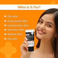 Load image into Gallery viewer, 1% Hyaluronic Tinted Sunscreen For All Skin Types Spf 60 Gel, Pa++++, No White Cast, Lightweight, Broad Spectrum Protection