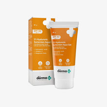Load image into Gallery viewer, 1% Hyaluronic Sunscreen SPF 50 Aqua Gel, PA++++, Lightweight, No white-cast for Broad Spectrum & Blue Light Protection for Oily, Dry, Acne-prone Skin