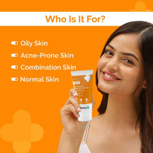 Load image into Gallery viewer, 1% Hyaluronic Sunscreen SPF 50 Aqua Gel, PA++++, Lightweight, No white-cast for Broad Spectrum & Blue Light Protection for Oily, Dry, Acne-prone Skin