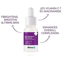 Load image into Gallery viewer, 10% Vitamin C Face Serum with Vitamin C, 5% Niacinamide & Hyaluronic Acid