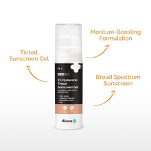 Load image into Gallery viewer, 1% Hyaluronic Tinted Sunscreen Gel for Broad Spectrum Protection