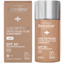 Load image into Gallery viewer, Age Defence Tinted Facial Fluid Sunscreen