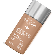 Load image into Gallery viewer, Age Defence Tinted Facial Fluid Sunscreen