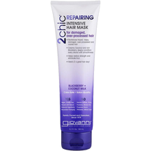 Load image into Gallery viewer, 2chic Repairing Intensive Blackberry & Coconut Milk Hair Mask