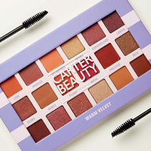 Load image into Gallery viewer, 18 Shade Eyeshadow Palette, Warm Velvet