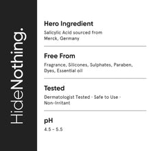 Load image into Gallery viewer, 2% Salicylic Acid & LHA Face Wash with Zinc for Reducing Sebum & Acne