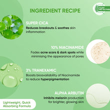 Load image into Gallery viewer, 10% Niacinamide Cica Face Serum with 3% Tranexamic for Dark Spots & Acne Scars