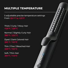 Load image into Gallery viewer, Airflow 2 in 1 Hair Curler and Straightener, Black
