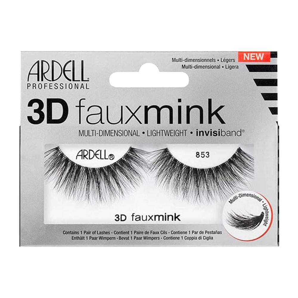 3D Faux Mink, 853 Black