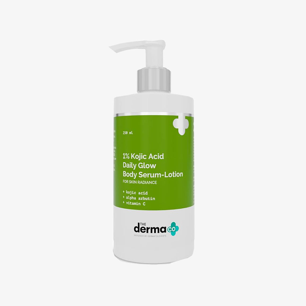 1% Kojic Acid Daily Glow Body Serum Lotion For Skin Radiance