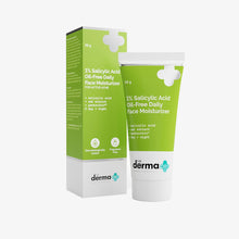 Load image into Gallery viewer, 1% Salicylic Acid Oil-Free Face Moisturizer with Oat Extract for Active Acne
