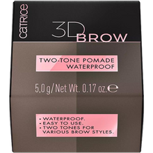 Load image into Gallery viewer, 3D Brow Two Tone Pomade Waterproof, Medium To Dark 020
